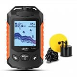 Эхолот для рыбалки Lucky FL168D с одним проводным датчиком (2 луча) в комплекте