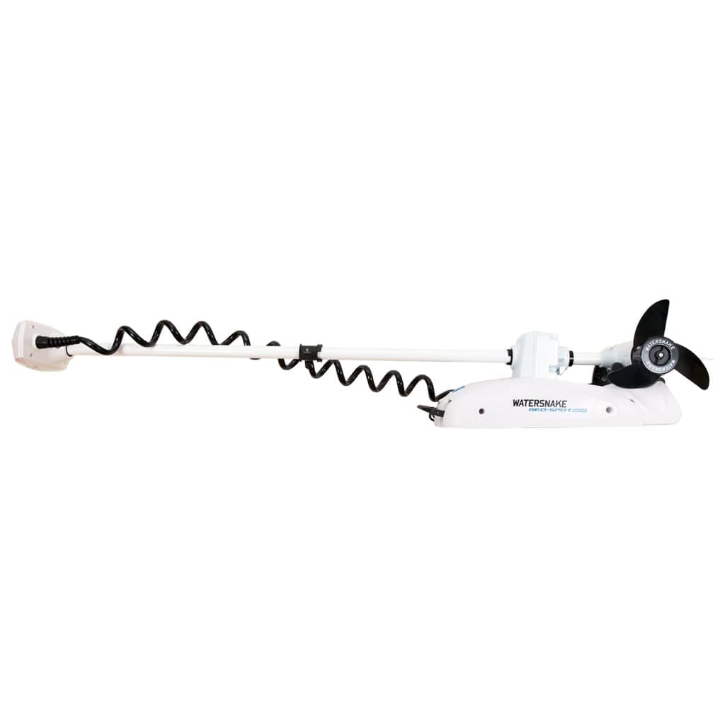 Носовой электромотор с функцией "якорь" WaterSnake Geo-Spot 12 вольт 65 lbs/54"